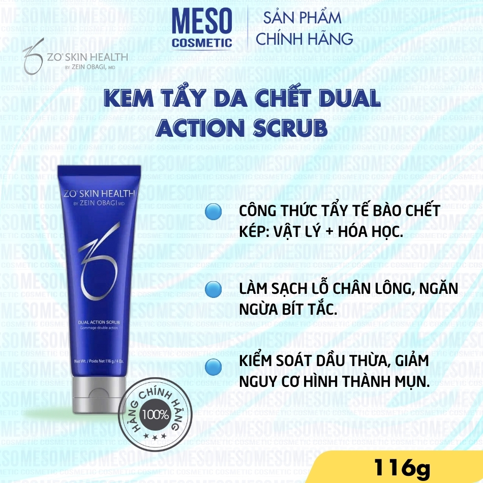 Kem tẩy da chết DUAL ACTION SCRUB